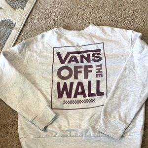 Vans of the wall sweatshirt